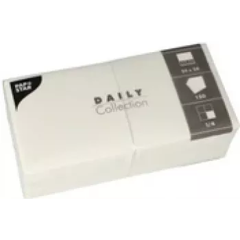 PAPSTAR napkins Daily Collection White 2-ply 12.0 x 12.0 cm 150 pc(s) (89600)