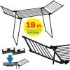 AMALFI foldable laundry drying rack, black