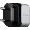 Mobile device charger Satechi ST-UC30WCM-EU — Universal indoor AC charger with 1× USB-C, Black/Silver
