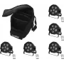 LED set EUROLITE SLS-603 5x with soft bag — 5-piece LED lighting kit