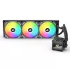 All-in-One Liquid CPU Cooler Sharkoon S60 ARGB — 360 mm Radiator, 3×120 mm PWM Fans, Black