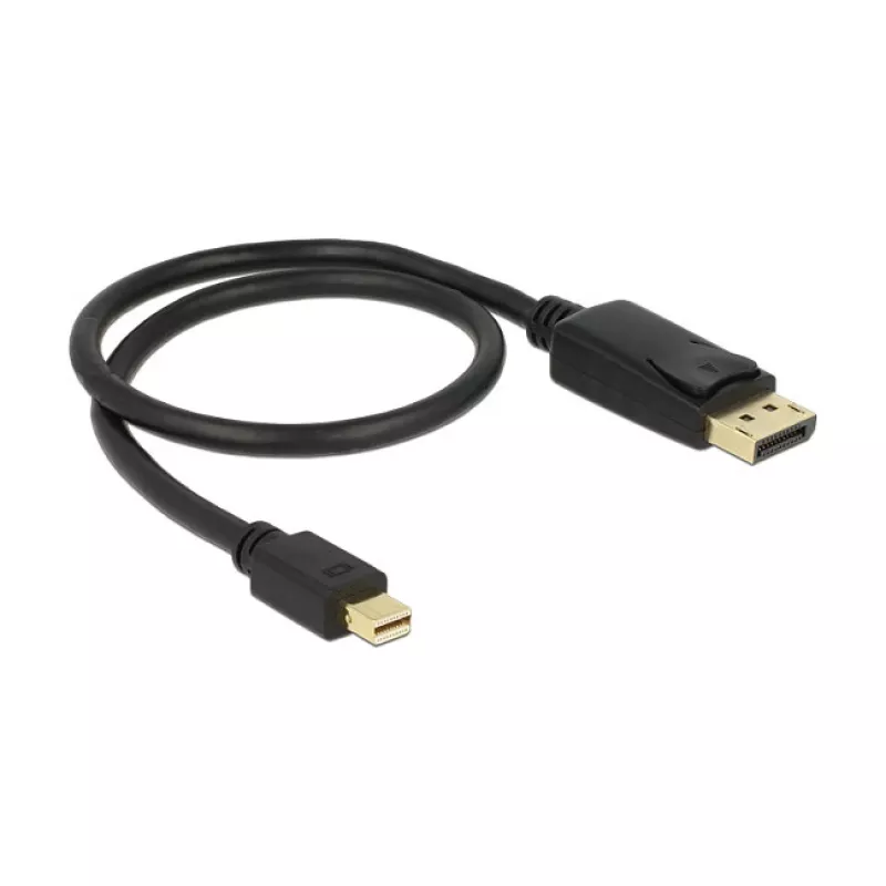 Mini Displayport to Displayport Cable DeLOCK 83984 0.5m Black