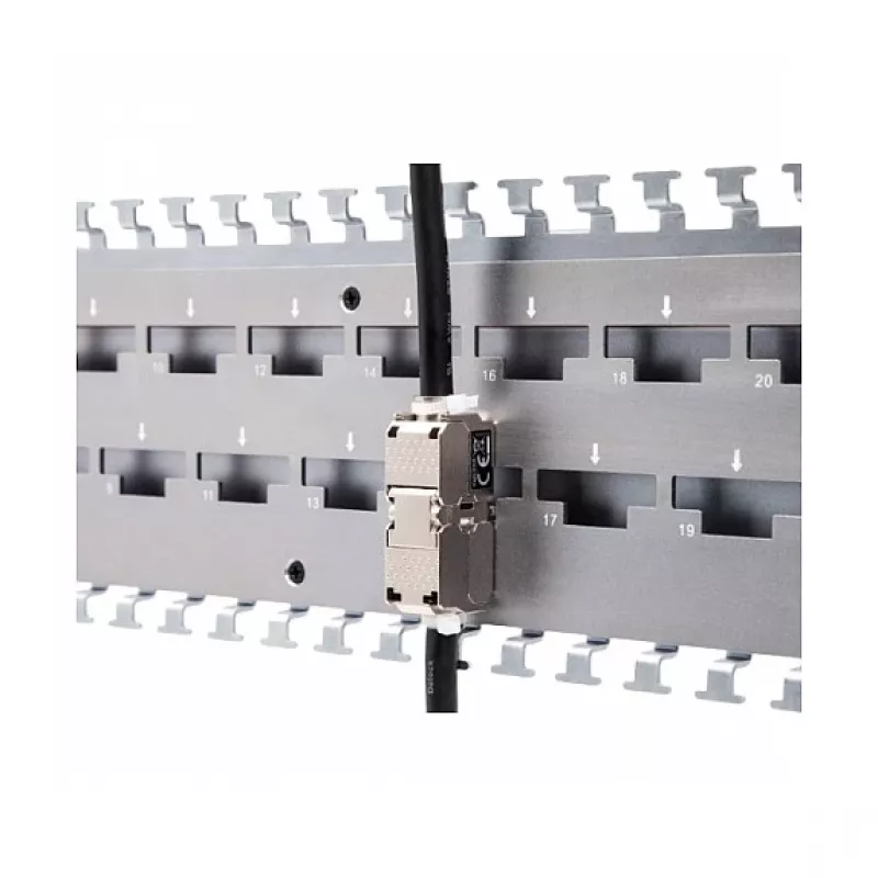 Network Cable Connector DeLOCK 88198 LSA to LSA Cat.6A STP 31.6mm Stainless Steel