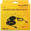USB Cable DeLOCK 20m USB2.0-A - USB2.0-B 83557