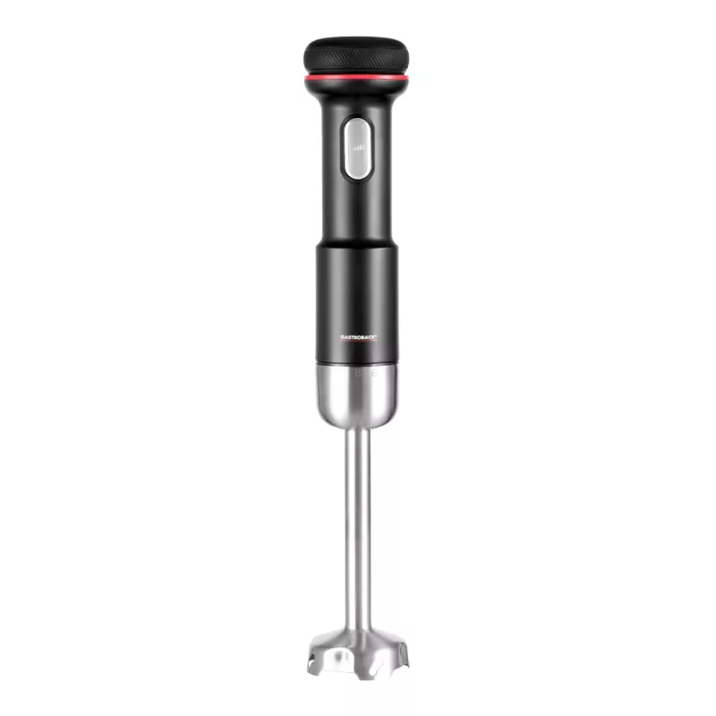 Immersion hand blender GASTROBACK Cordless Design 5-in-1 — 180 W, 0.5 L bowl, battery-powered, stainless steel blades