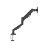 Monitor arm TRACER Pivot Master TRAUCH47659 — adjustable height, tilt/rotate, VESA 100×100, up to 9 kg, for 13–32 inch screens, desk mount, black