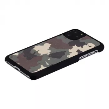 Smartphone case man and wood for iPhone 11 Pro Max — camouflage black