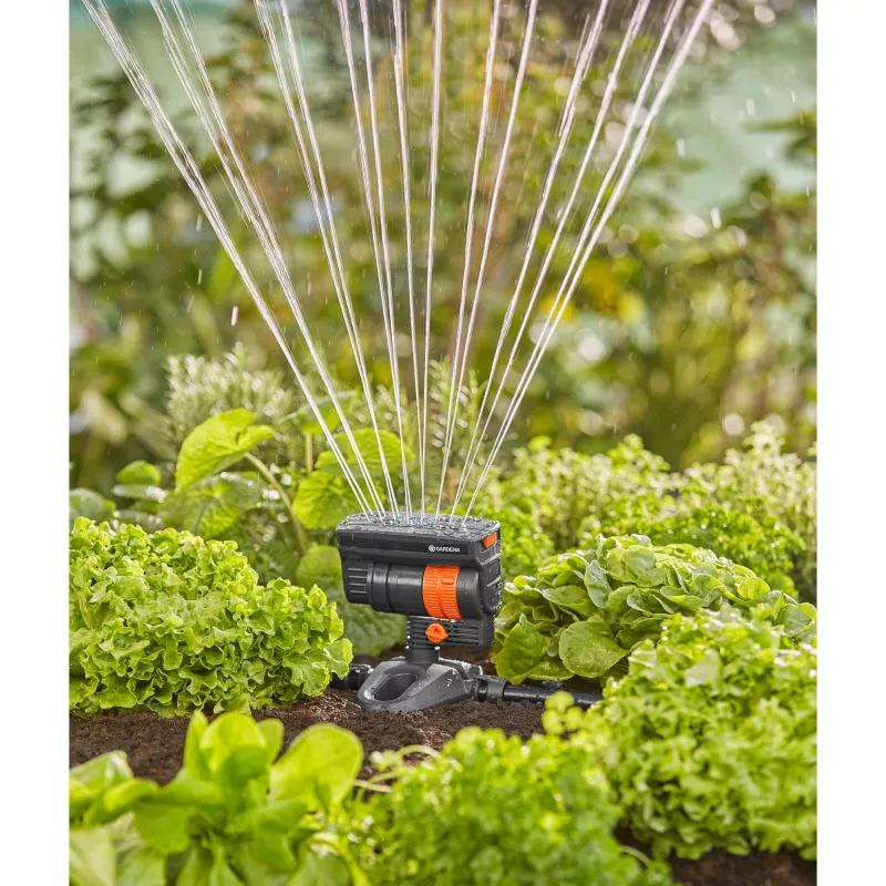 Oscillating Water Sprinkler Gardena 13325-20 Black 1 pc