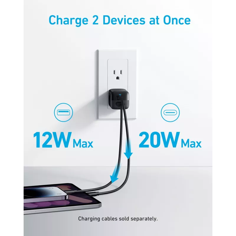 Charger Anker 323 Universal Black AC Indoor