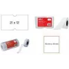 Price labels agipa 101253 16×18 mm white permanent adhesive — roll of self-adhesive labels