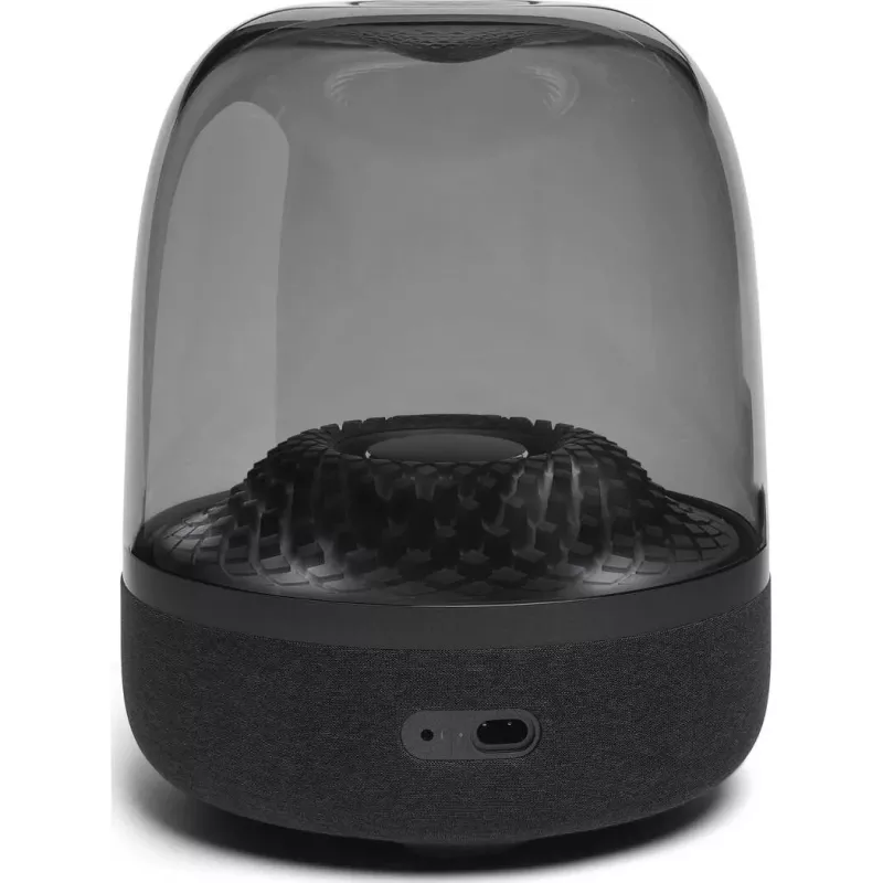 Portable wireless speaker Harman/Kardon Aura Studio 4 — 100 W, 3 drivers, 45–20000 Hz, Black/Transparent