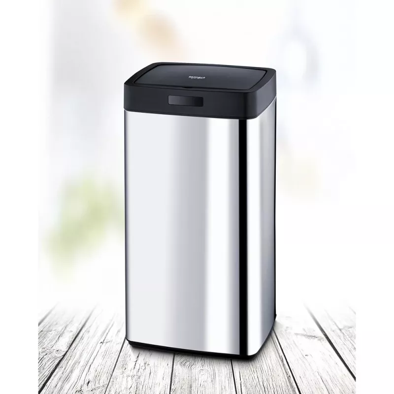 Non-contact stainless steel waste bin LT8044