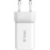 Wall USB-C Charger YENKEE G35D 2x18W Power Delivery 3.0 3A