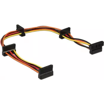 Internal Power Cable DeLOCK 60141 0.4m SATA 15-pin Male