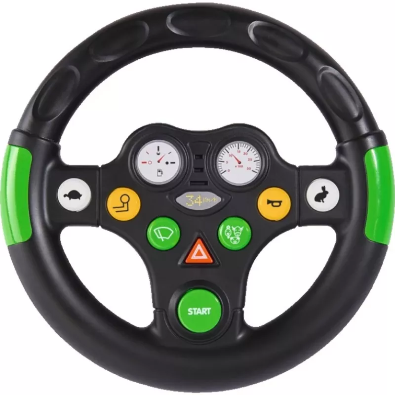 Sound wheel accessory for ride-on toys Simba‑Dickie BIG 800056488 — black/green, for ages 3–7, 450 g