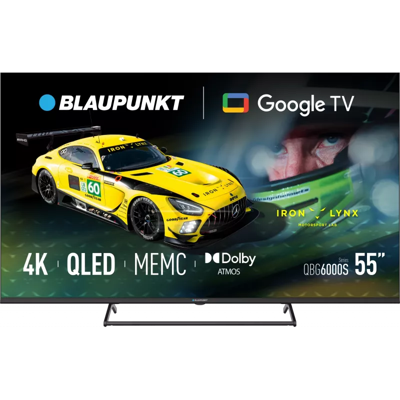 Blaupunkt 55QBG6000S 55 inch QLED 4K Ultra HD Google TV Smart TV (Black)