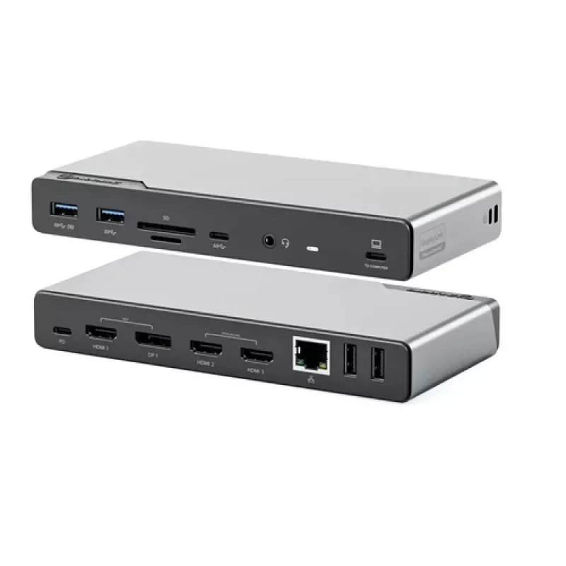 ALOGIC DV4 - docking station - for Laptop - USB-C / USB-A - 3 x HDMI, DP - 1GbE (DUCDV4)