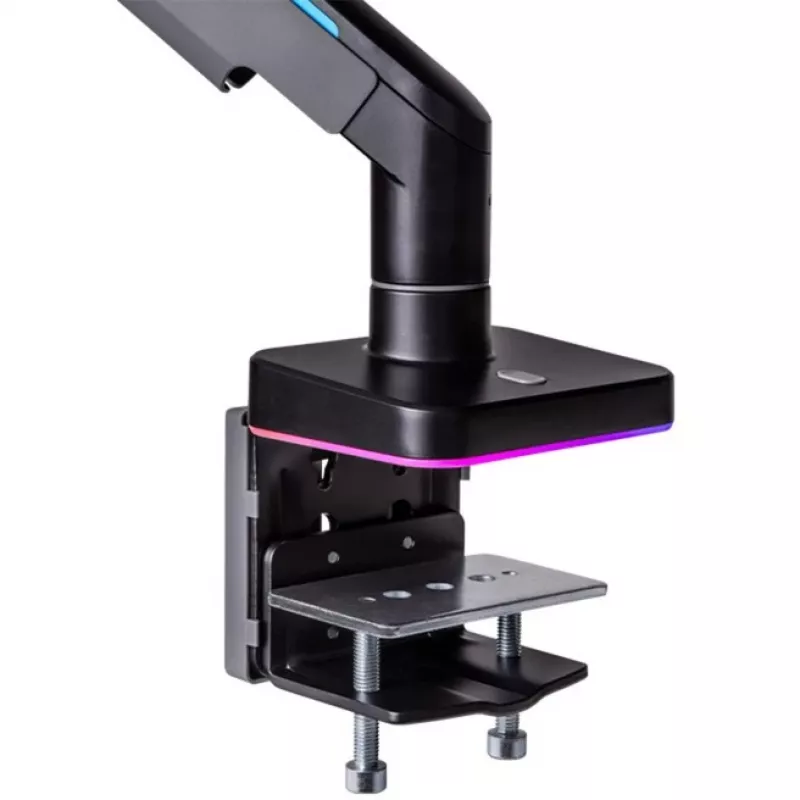 Thermaltake GEA-MSR-SMSBLK-01 monitor mount stand 124.5 cm 49 inch Desk Black Grey