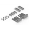 Mounting kit Ubiquiti UACC-Rack-Ear-1U Grey Galvanized steel