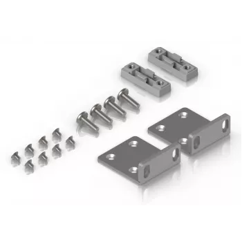 Mounting kit Ubiquiti UACC-Rack-Ear-1U Grey Galvanized steel