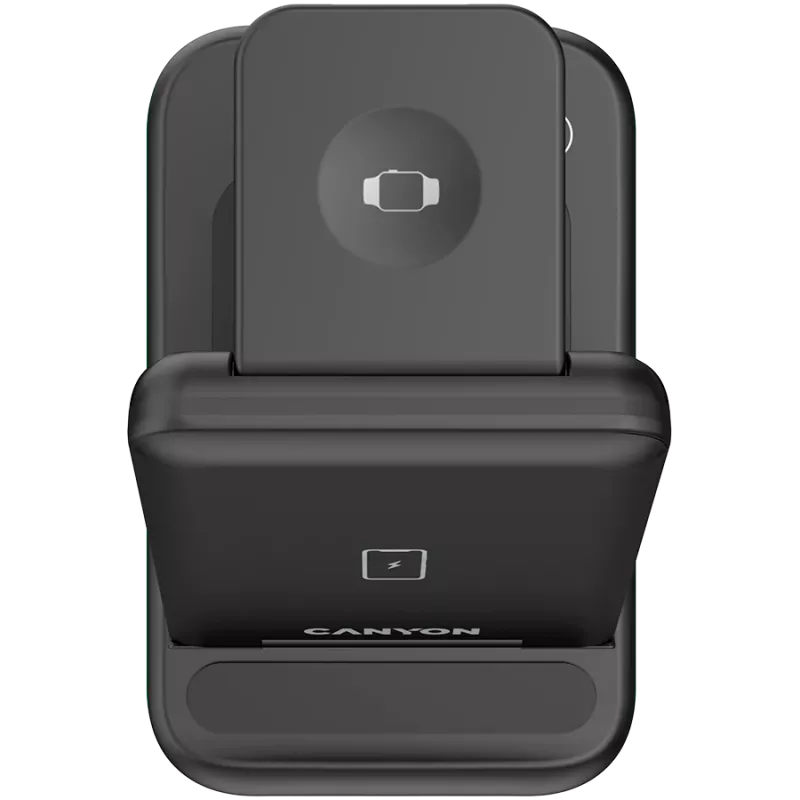 CANYON wireless charger WS-304 15W 3in1 Black
