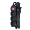 Esperanza ELK211K power extension 3 m 3 AC outlet(s) Indoor Black