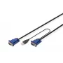 KVM Cable USB Digitus DS-19232 3m PS/2