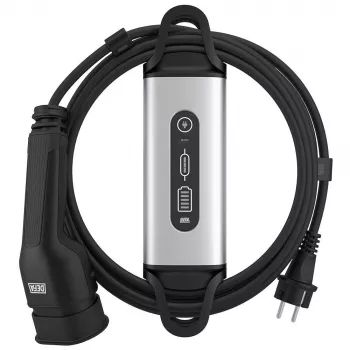 Electric vehicle charging cable DEFA eMove Mode 2 8A 6 m Type 2 - Schuko