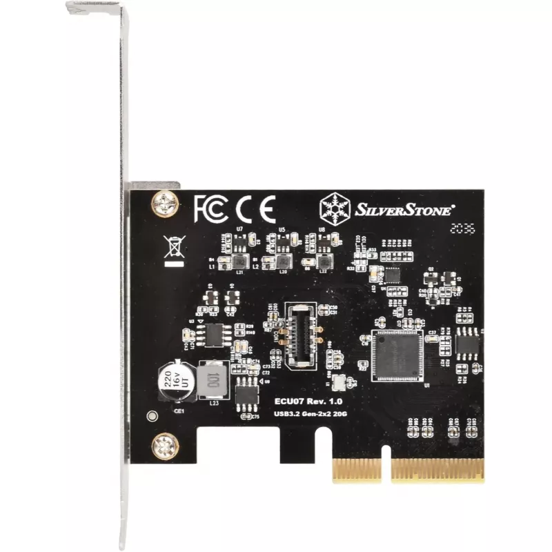 Expansion Card SILVERSTONE SST-ECU07 USB 3.0 PCIe — PCI Express USB 3.0 adapter