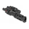 Solar panel Connector DeLOCK DL4 1 male to 2 female Black