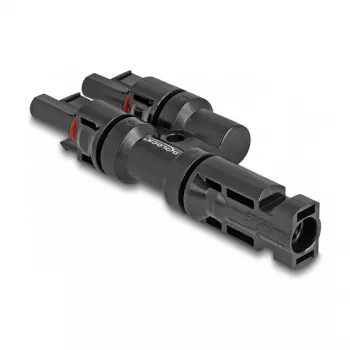 Solar panel Connector DeLOCK DL4 1 male to 2 female Black