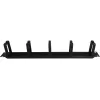 Alantec PK048 1U 19 cable organizer with brushed grommet, 5 plastic holders