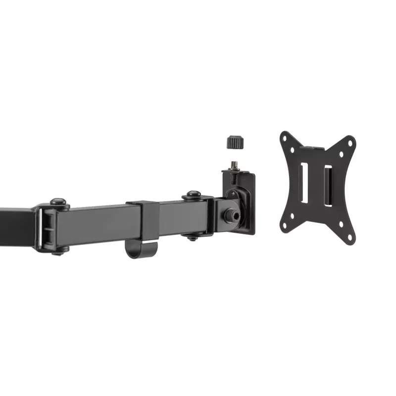 Maclean desk mount for 2 monitors, VESA 75x75 and 100x100, 17-32, 2x 9kg, MC-754N