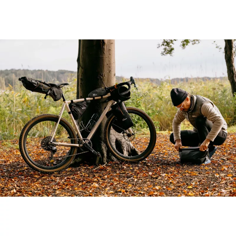 Morobbia Triangle Bag , bike basket/case (black, Top Tube Bag 2 L)
