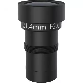 Lens accessory for AXIS security cameras 03141-001 — 21.4 mm focal length, 19.9° horizontal viewing angle, black, pack of 4