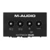 Audio interface M-Audio M-Track Duo — USB 2-in/2-out, 16-bit/48 kHz, 1x XLR/TS combo, 1x instrument input, phantom 48V