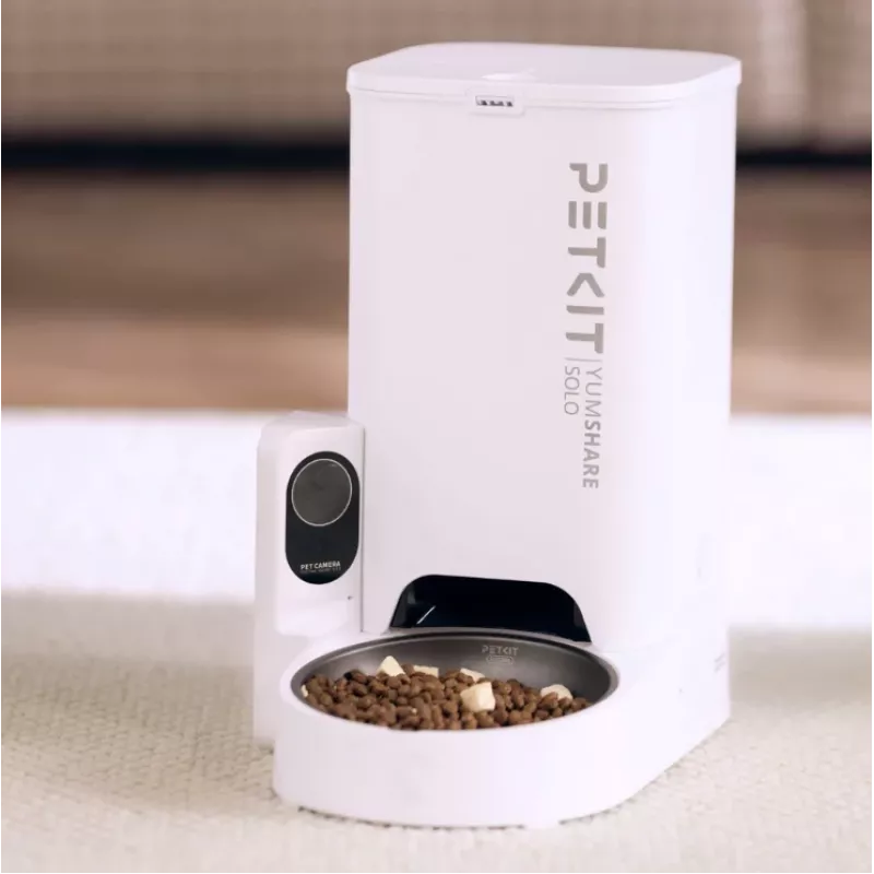 Automatic pet feeder PETKIT P571 with camera, 3 L capacity, white