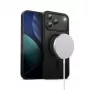 Crong Hybrid Frost MAG Cover Case with MagSafe for iPhone 17 Pro Max Frosted Black