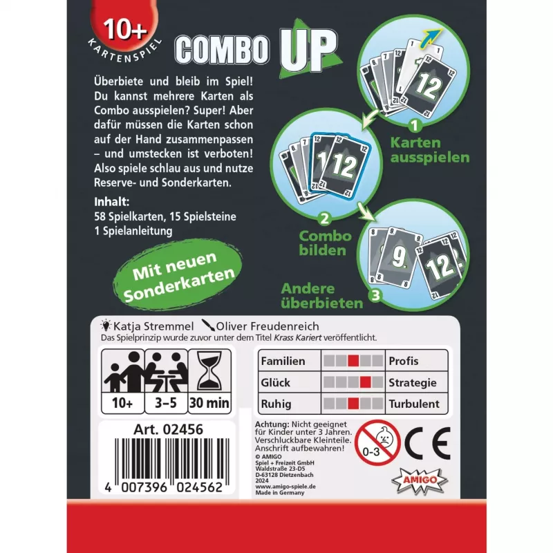 Combo Up, Card Game