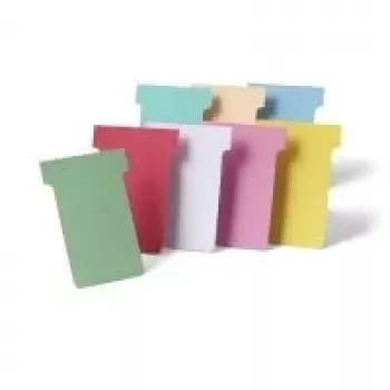Nobo T-Cards Size 4 Red (100), T-Card, Red, 100 pc(s)