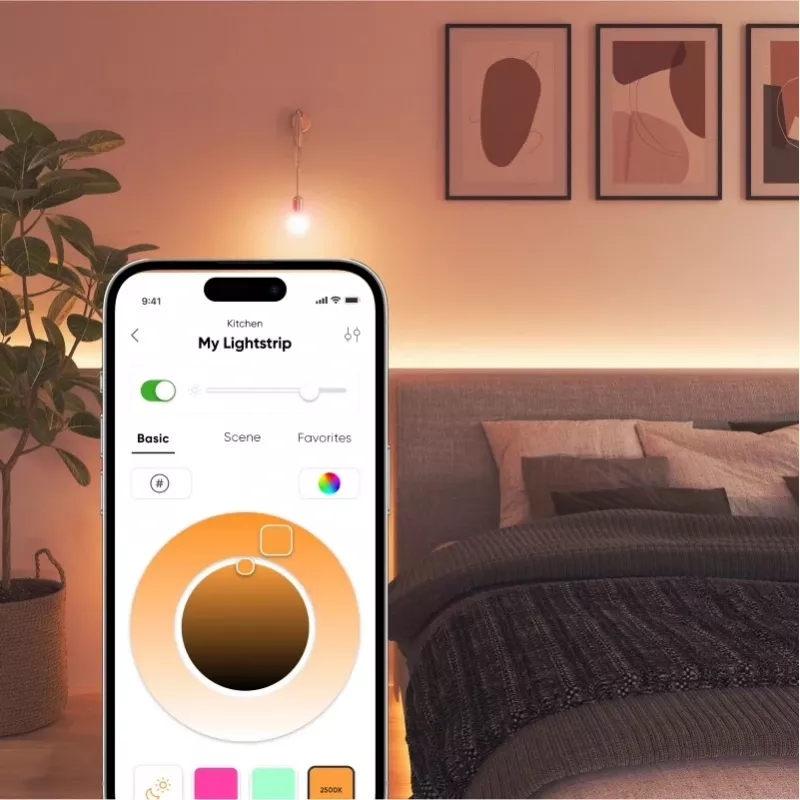 Nanoleaf|Nanoleaf Essentials Light Strips Expansion 2 Meters|23 W|RGBCW|Bluetooth, Thread|2700 - 6500 K