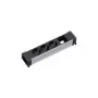 Power Extension 3 AC Outlet Bachmann 909.004 Black Silver