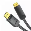 DisplayPort to HDMI cable adapter Vention HAGBH, 2 m, black, 7 mm diameter