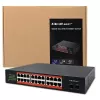 Network switch QOLTEC Gigabit Ethernet PoE 24xRJ45 2xSFP