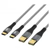 EFB Elektronik USB-A to USB-C cable set 60W QC 3A 2x2m - Digital/Data (USB-AC-00007)