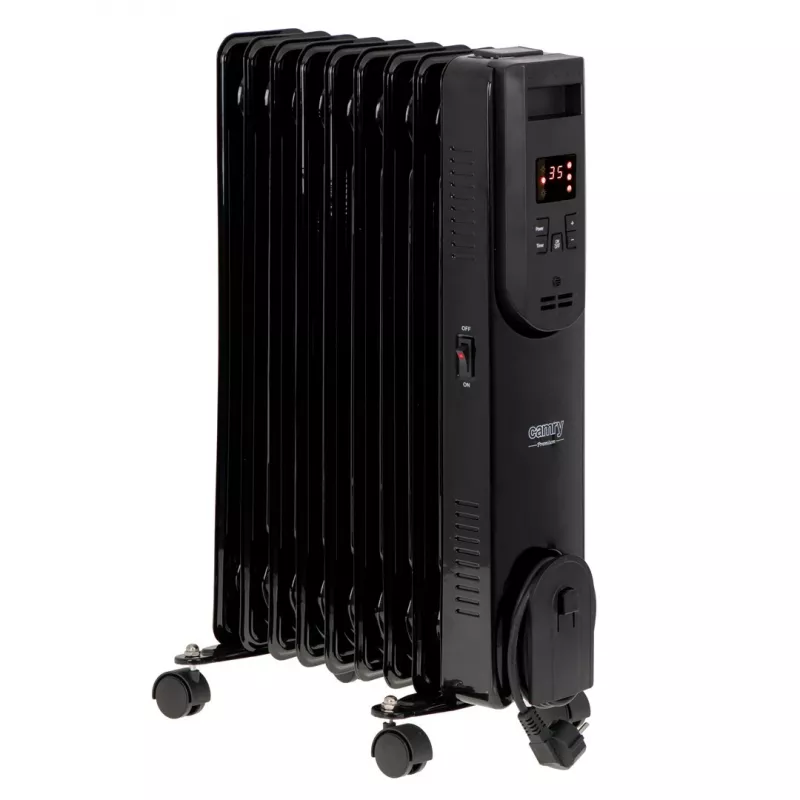 Camry | Heater | CR 7810 | Oil Filled Radiator | 2000 W | Number of power levels 3 | Black