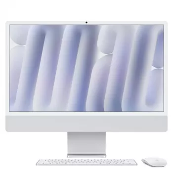 Apple iMac Silver CZ1EH-01100000 - 61cm(24‘‘) M4 10-Core CPU, 10-Core GPU, 24GB RAM, 512GB SSD, standard glass, Magic Keyboard TID