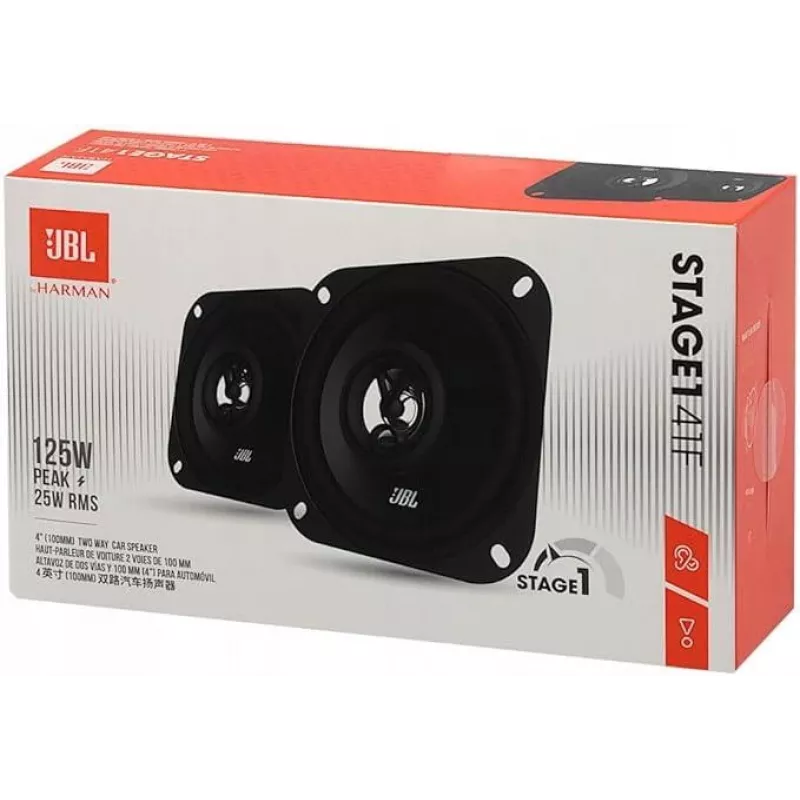 4 inch 2-way coaxial car speakers JBL SPKS141F, 4-inch pair, coaxial woofer + tweeter
