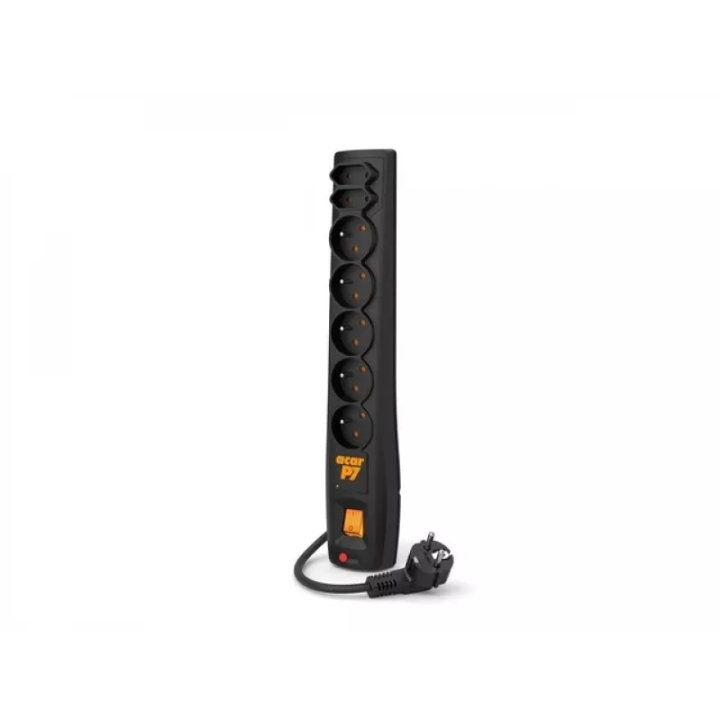 HSK DATA P& 3m power extension 5 AC outlet(s) Indoor/outdoor Black