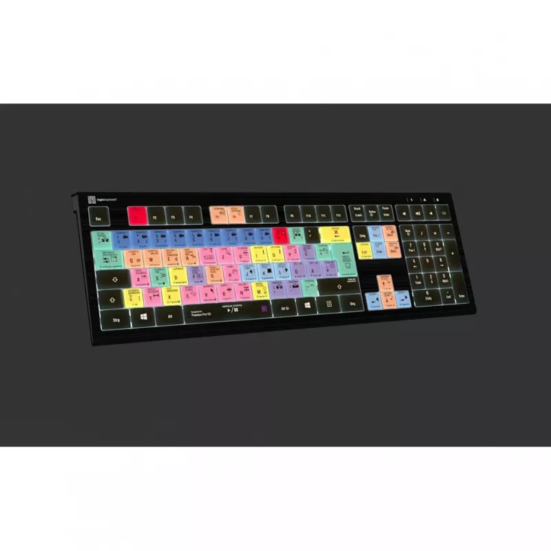 Logickeyboard Adobe Premiere Pro CC ASTRA 2 backlit keyboard German (LKB-PPROCC-A2PC-DE)
